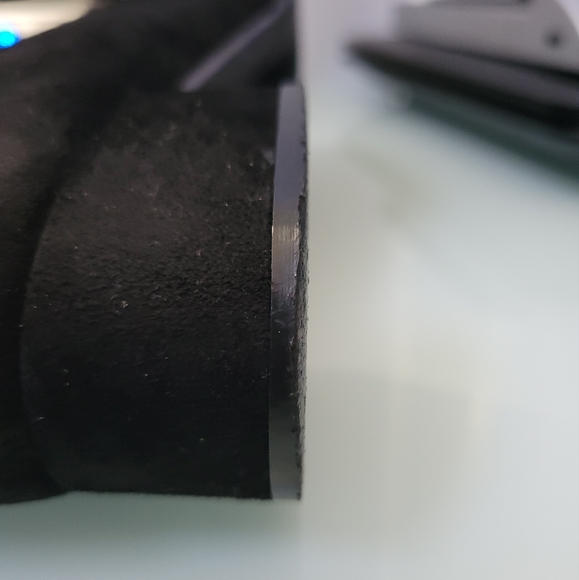 Vintage Black & Cream Victorian Style Lace up Ankle Booties Size US 6.5 - Picture 9 of 9